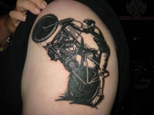 Stunt Man – Harley Davidson Tattoo